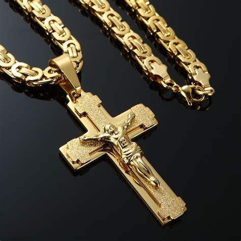 The Best Ideas For Gold Cross Necklaces For Men Home Family