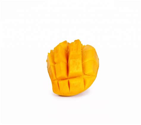 fresh sliced mango isolated on white background high quality free stock images