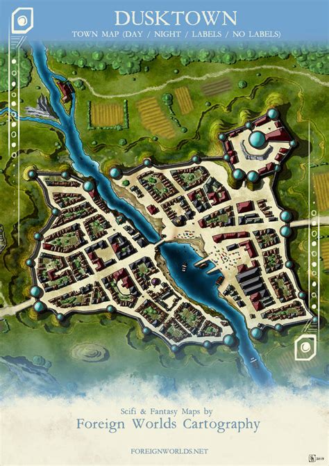 Dusktown Free Town Map By Stratomunchkin On Deviantart