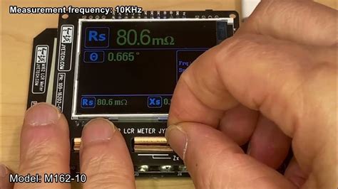 Measuring Mili Ohm Resistors With M162 10 Lcr Meter Youtube