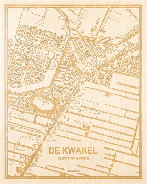 Stichting de kwakel toen & nu. Plattegrond De Kwakel Centrum - Hood&Wood