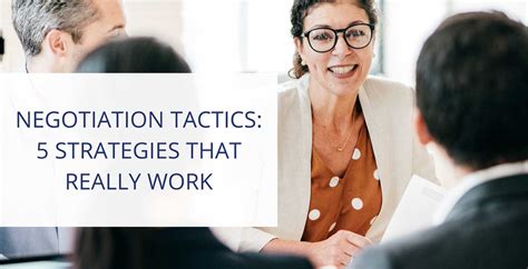 Negotiation Tactics 5 Strategies That Really Work Law Cpd