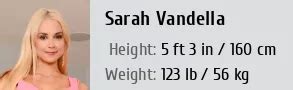 Sarah Vandella Height Weight Size Body Measurements Biography Wiki Age