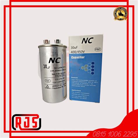 Jual Running Capacitor Kapasitor AC 30 UF 400 450 V Merk NC Shopee