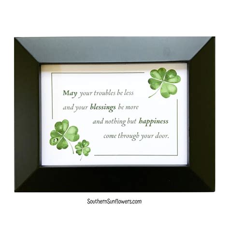 Irish Blessing Free Printable for St. Patrick's Day - Southern Sunflowers