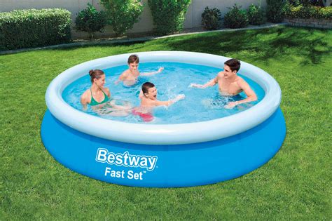 Intex Easy Set 10 Round X 30 Deep Inflatable Pool With 330 Gph Filter