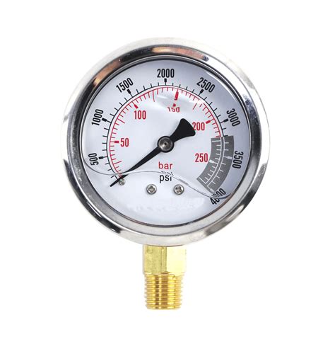 Dpg Hydraulic Pressure Gauge10 0 4000 Psi With 1fs Accuracy Dpg