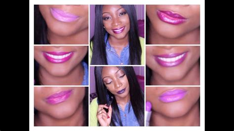 Purple Lipsticks On Darkskin Youtube