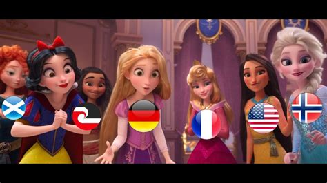 Vanellope Meets The Disney Princesses Native Languages Ralph Breaks