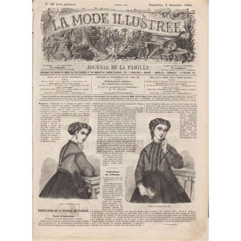 Complete Magazine La Mode Illustree 1866 N49