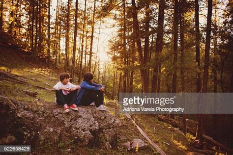 Boys In The Woods High Res Stock Photo Getty Images