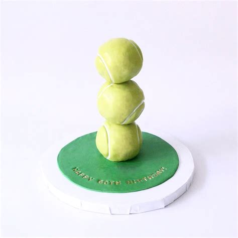 Sculpted Tennis Ball Cake For My Dad’s 60th He Is The Biggest Tennis Lover Ever 🎾 We Couldn’t