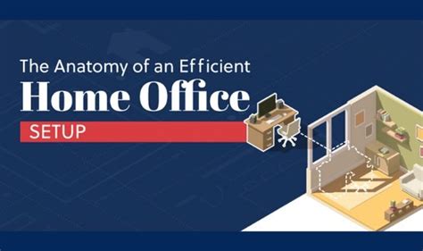 setting up the perfect home office space infographic visualistan
