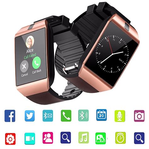 Dz09 Smart Watch Men Android Phone Bluetooth Watch Waterproof Camera