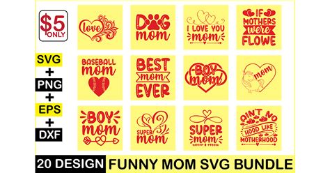 Funny Mom Svg Bundle Bundle · Creative Fabrica