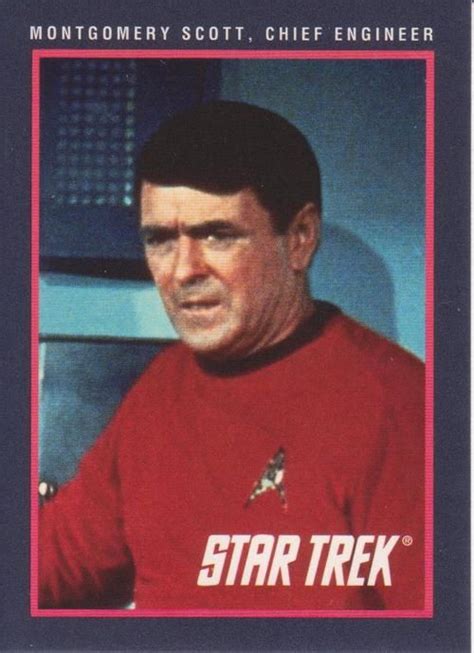 Star Trek Montgomery Scott Chief Engineer Star Trek Characters