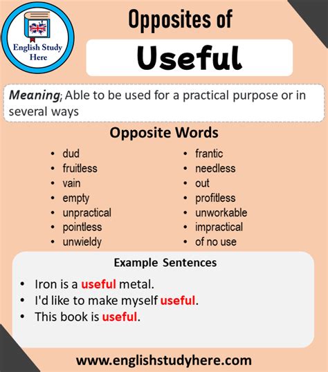 Antonyms Opposite Words Archives English Study Here