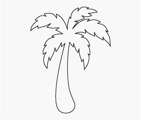 Palm Tree Drawing Easy How To Draw A Palm Tree Bodegawasuon