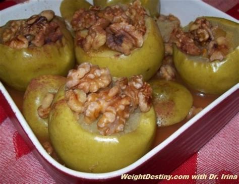 Some foods can make your blood sugar shoot up very fast. Apples Baked with Walnuts and Jam - Eating to Lose Weight. Your GPS to Feeling Good