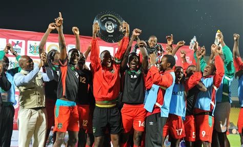Zimbabwe celebrate after their dramatic victory over zambia in the 2018 cosafa cup final. MALAWI : Flames coach blends youth with 'veterans' in ...