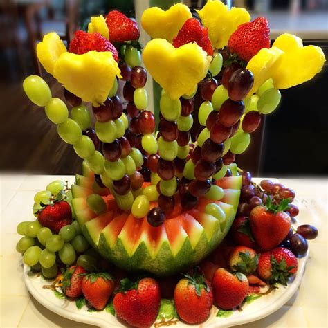 Pin By Nadine Malik On Diy Fruit Platter Designs Fruit Dishes
