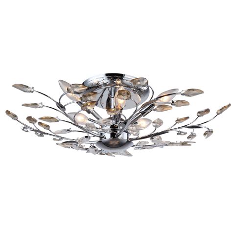 Ul, cul, csa number of lights: Joshua Marshal 700114 Branch Of Light 6 Light Chrome Semi ...