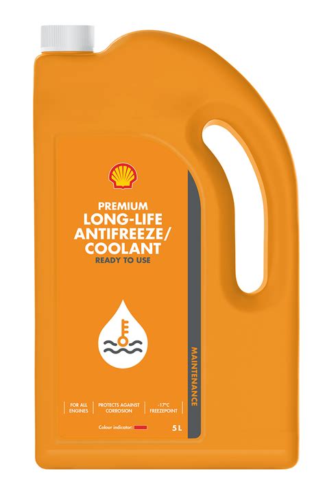 Shell Premium Long Life Antifreeze Coolant Shell Car Care