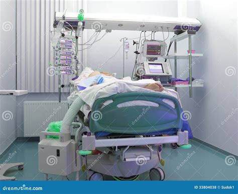 Heavy Patient In Icu Stock Photo Image Of Meal Clinic 33804038