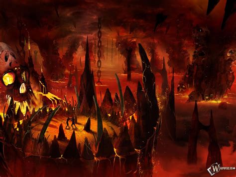 Скачать обои Hell (Пламя, Ад, Hell) для рабочего стола 2048х1536 (4:3) бесплатно, Картинки Hell 