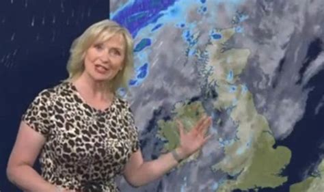 Bbc Weather Carol Kirkwood Warns Of Drop In Temperatures As Conditions
