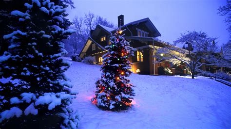 Christmas Scenery Wallpapers 60 Images