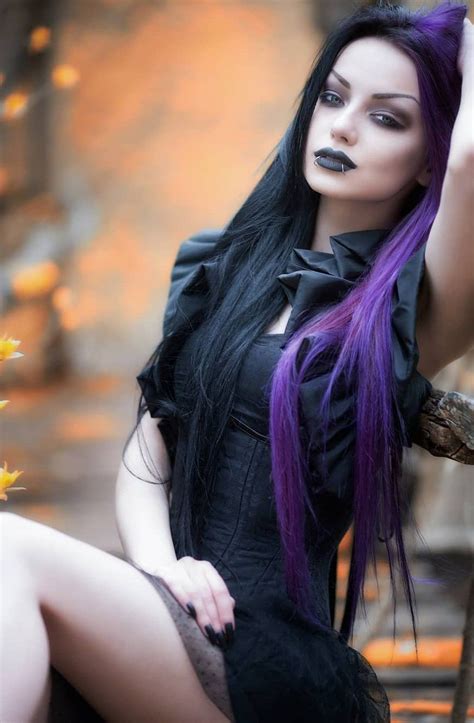 gothic girls goth beauty dark beauty darya goncharova goth model chica fantasy estilo rock