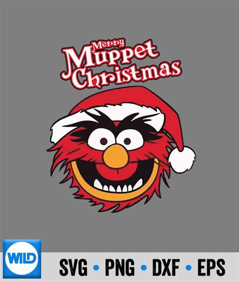 Muppets Svg The Animal Muppets Merry Christmas Svg Wildsvg