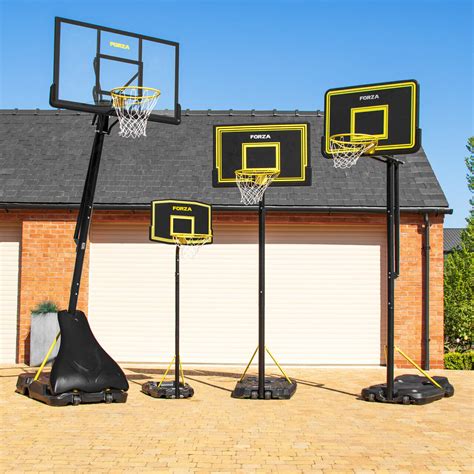 Forza Adjustable Basketball Hoop And Stand System Portable Basketball
