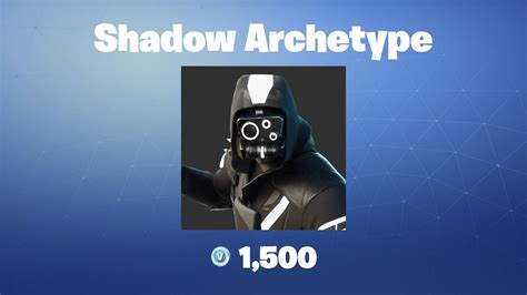 Shadow Archetype Fortnite Outfitskin Youtube