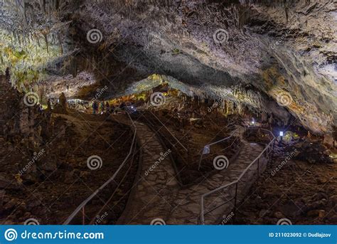 Interior Of Snezhanka Cave In Bulgaria Stock Photo Image Of Inside