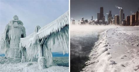 Lake Michigan Has Frozen Over And The Photos Are Chilling