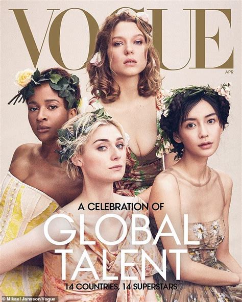 Scarlett Johansson Shares A Group Vogue Cover Vogue Us Vogue Magazine Covers Angelababy