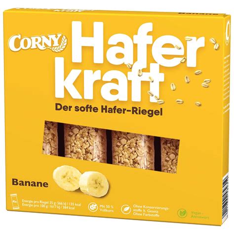 Corny Haverrepen Haferkraft Banana 4x35g Duitse Voordeel Drogist
