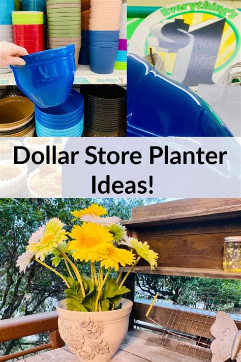 Dollar Store Plastic Pot Idea Cheap Planters Diy Planters Dollar