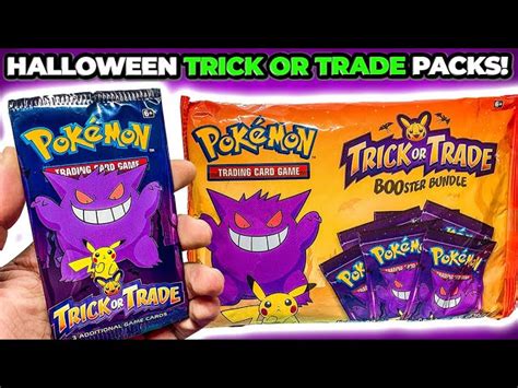 3 Bag Lot Pokemon Trick Or Trade Halloween Booster Bundles 120 Minipack