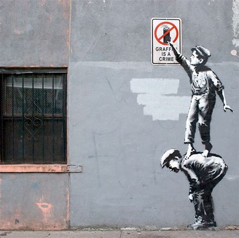 What Is Banksys Greatest Piece Of Street Art And Why Quora