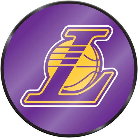 Los Angeles Lakers Laser Discus Decal