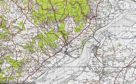 Historic Ordnance Survey Map Of Lydney 1946 Francis Frith