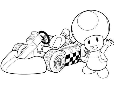 Fise De Colorat Cu Broasca în Mario Kart Wii Descărcați Imprimați