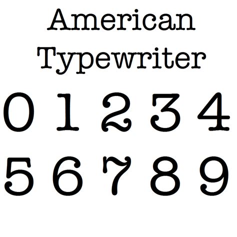 Downloadd American Typewriter Font Nanaxgate