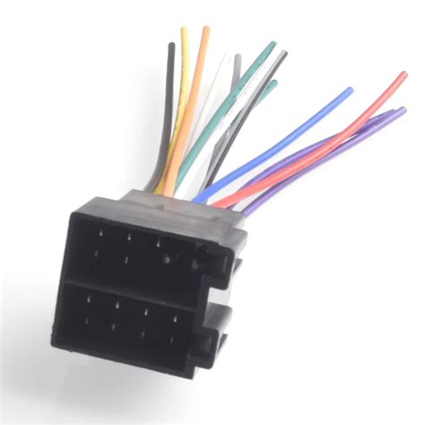 Adeeing Universal Male Iso Radio Wire Wiring Harness Adapter Connector