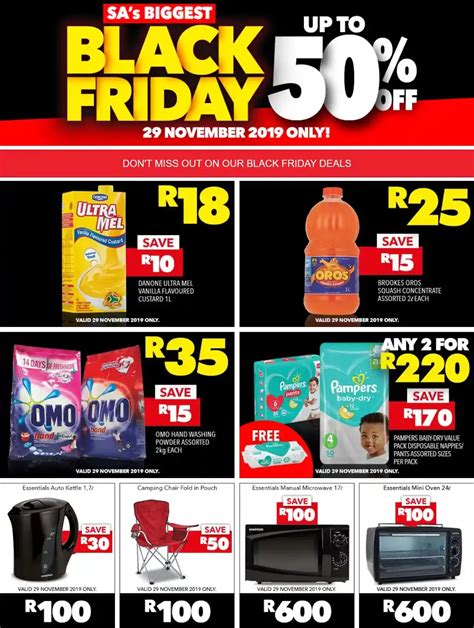 Updated Shoprite Black Friday 2019 Deals In South Africa