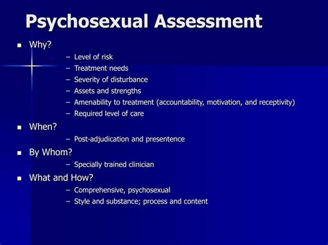 Ppt Specialized Assessment Of Juvenile Sex Offenders Powerpoint
