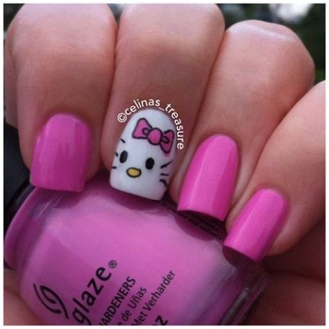 25 Hello Kitty Nail Art Design Isishweshwe Hello Kitty Nails